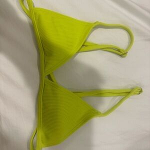 Neon Green Bikini Top